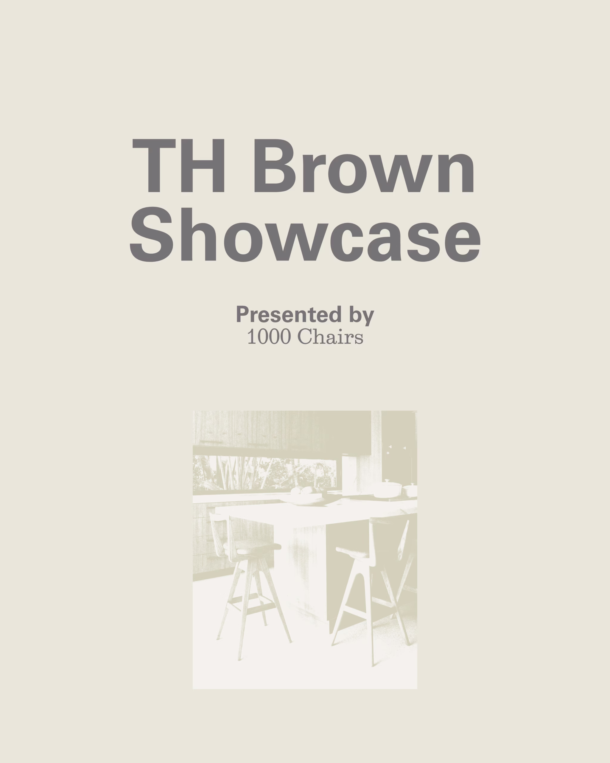 TH Brown Showcase poster